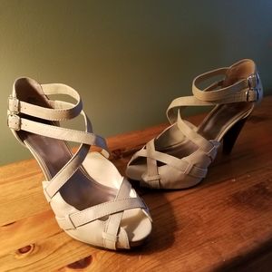 Kristin Davis Strappy Open Toe Pump